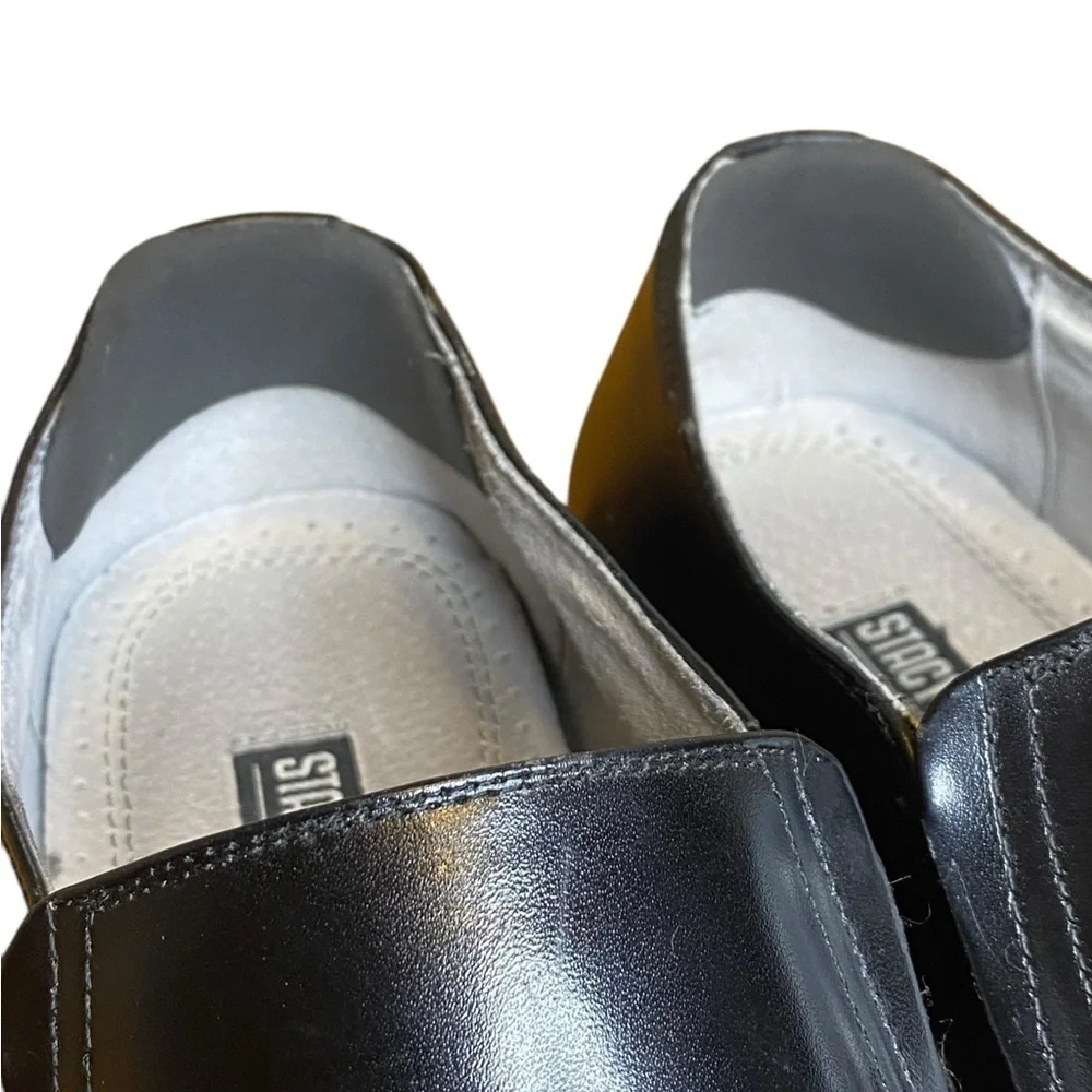 Stacy Adams Hillman Black Toe Loafer Dress Shoes Men’s Size 10M 24199-01